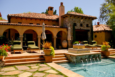Residential landscape construction