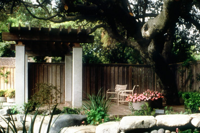 Outdoor entertainment area
